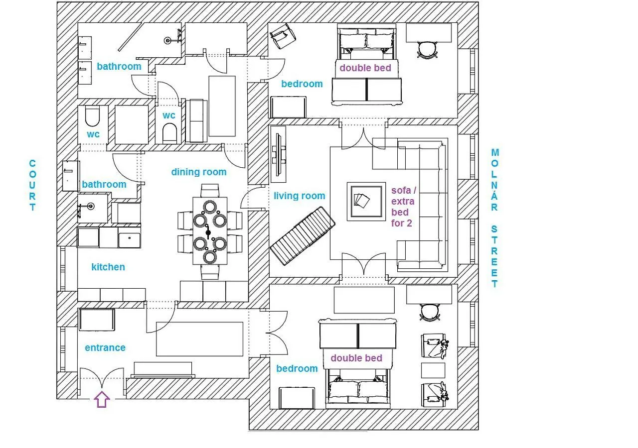 Urbano Styles Downtown Budapeszt Apartament
